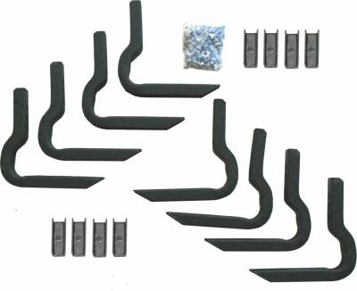 Rampage - Rampage 14300 Streamline Side Bar Mounting Brackets for 10-11 Jeep Wrangler JK