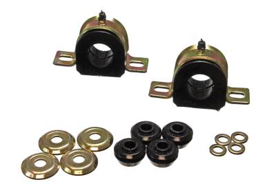 Energy Suspension - Energy Suspension 5.5126G Sway Bar Bushing Set Front Polyurethane Black
