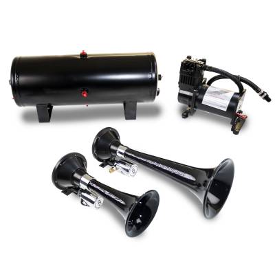 Kleinn Automotive Accessories - Kleinn Automotive HK5 Pro Blaster Dual Air Horn Kit