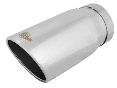 aFe Power - aFe Power 49T50604-P12 5" IN/6" OUT Bolt-On Polished Stainless Exhaust Tip