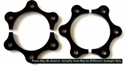 BLOX - BLOX Racing BXDL-00101-SI Half Shaft Spacers Silver for Vehicles Lowered 1.25"