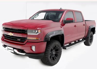 Bushwacker - Bushwacker 40944-02 DRT Extended Style 4Pc Fender Flares 14-18 Silverado 1500