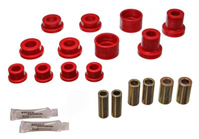 Energy Suspension - Energy Suspension 5.3113R Rear Polyurethane Control Arm Bushing Set Red