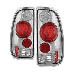 Spyder Auto - Spyder Auto 5003355 Chrome/Clear Euro Taillights for 97-07 Ford F-Series