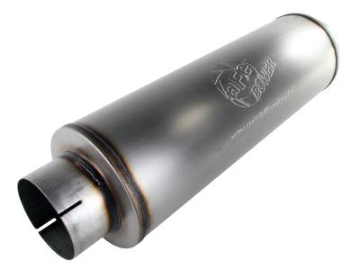 aFe Power - aFe 49-91012 5" Muffler 5"ID Inlet/Outlet x 30" Overall Length 8"Body Dia