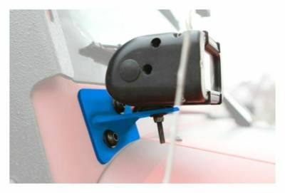 Steinjager - Steinjager A-Pillar Light Brackets-PB Blue for Wrangler JK J0041576