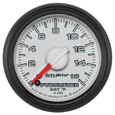 AutoMeter - AutoMeter 8544 Factory Pyrometer Gauge 0-1600F 2-1/16" for Gen 3 Dodge