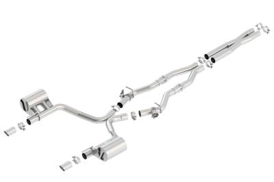 Borla - Borla 140723 ATAK Cat-Back Exhaust Single Split RR Exit for 17-23 300/Charger RT