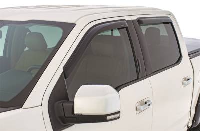 Stampede - Stampede 60115-2 Tape-Onz Sidewind Deflector 4DR Smoke 15-20 Chevy/GMC FS SUV's