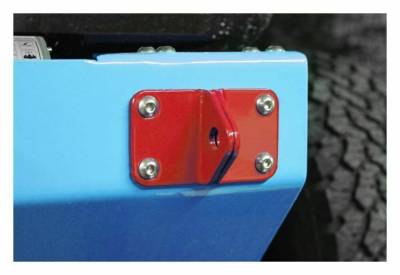 Steinjager - Steinjager Front/Rear Bumper D-Ring Mounts Red Baron for Wrangler JK J0045329