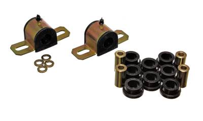Energy Suspension - Energy Suspension 3.5205G Sway Bar Bushing Set Rear Polyurethane Black