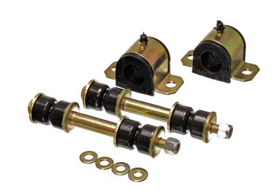 Energy Suspension - Energy Suspension 8.5123G Sway Bar Bushing Set Front Polyurethane Black