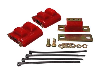 Energy Suspension - Energy Suspension 3.1130R Motor & Red Polyurethane Transmission Mount