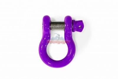 Steinjager - Steinjager J0045660 3/4" D-Ring Shackle 4.75 Ton Purple Each for Jeep JK