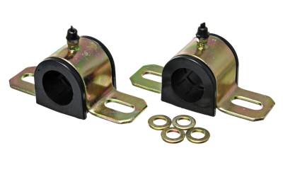 Energy Suspension - Energy Suspension 9.5160G Sway Bar Bushing Set Front/Rear Polyurethane Black