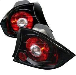 Spyder Auto - Spyder Auto 5004369 Black/Clear Euro Style Taillights for 01-03 Honda Civic