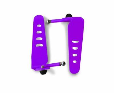 Steinjager - Steinjager Metal Style Foot Peg Kit-Sinbad Purple for Wrangler TJ J0043893