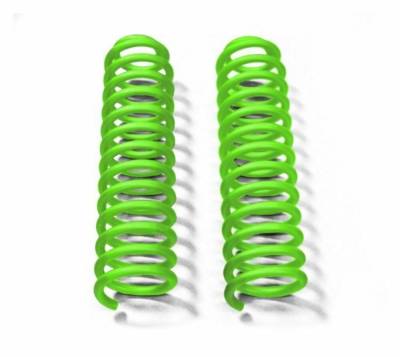 Steinjager - Steinjager 4" Lift Front Coil Springs-Neon Green for Wrangler JK J0046625