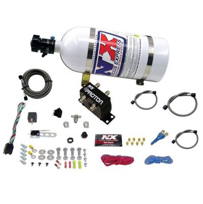 Nitrous Express - Nitrous Express 20421-10 Proton Plus Series Nx Nitrous Oxide System Kit 10lb Btl
