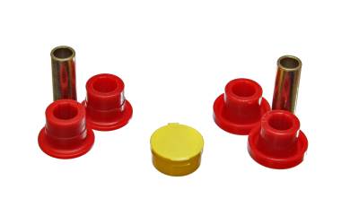 Energy Suspension - Energy Suspension 7.3114R Control Arm Bushing Set Front Polyurethane Red