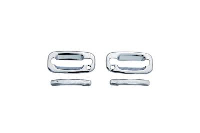 Auto Ventshade AVS - Auto VentShade 685111 Door Handle Covers 2DR Chrome for 07-14 Silverado/Sierra