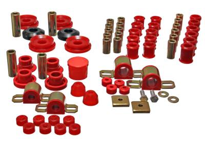Energy Suspension - Energy Suspension 7.18107R Hyper-Flex Master Bushing Kit Red
