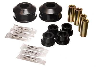 Energy Suspension - Energy Suspension 5.3133G Front Control Arm Bushing Set Polyurethane Black
