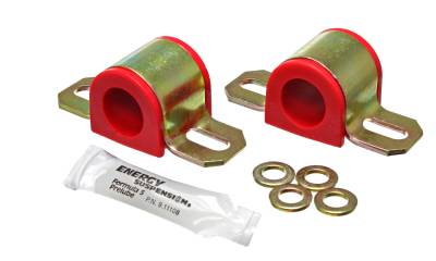 Energy Suspension - Energy Suspension 9.5125R Sway Bar Bushing Set Front/Rear Polyurethane Red