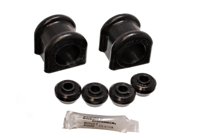 Energy Suspension - Energy Suspension 5.5160G Front Sway Bar Bushing Set Polyurethane Black