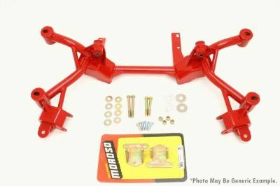 BMR Suspension - BMR Suspension KM007-1R K-Member Motor Mounts Pinto Rack Mounts for Sbc/Bbc