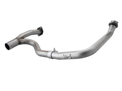aFe Power - aFe 48-46208 2-2.5" SS Twisted Exhaust Y-Pipe for 12-18 Jeep Wrangler JK 3.6L