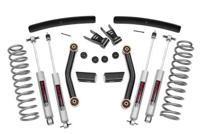 Rough Country Suspension Systems - Rough Country 62630 4.5" Suspension Lift Kit for 86-92 Jeep Comanche MJ 4WD