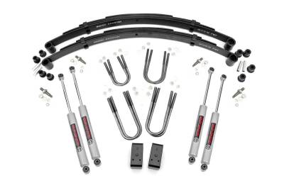 Rough Country Suspension Systems - Rough Country 64030 3" Suspension Lift Kit for Jeep SJ 4WD Models