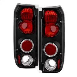 Spyder Auto - Spyder Auto 5003300 Black/Clear Euro Style Taillights for 87-96 Bronco/F150