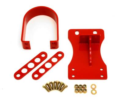 BMR Suspension - BMR Suspension DSL014R Driveshaft Safety Loop Front V8 Manual V6 Auto