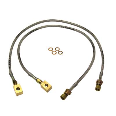 Skyjacker - Skyjacker FBL93 SS 4-6" Lift Front Brake Line Pair for 76-79 Ford F250/F350 4WD