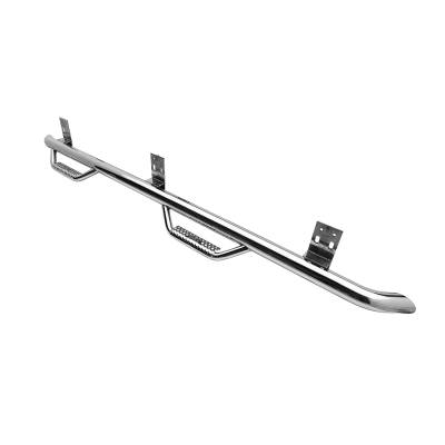 Smittybilt - Smittybilt D0989CC-SS Nerf Step Bars Stainless for 09-16 RAM 1500 Crew
