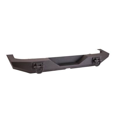 Rugged Ridge - Rugged Ridge 11546.20 XHD Bumper Rear Textured Black for 07-18 Jeep Wrangler JK