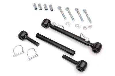 Rough Country Suspension Systems - Rough Country 1188 Rear Disconnect Sway Bar Links 4"-6" Lift for Jeep TJ