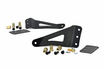 Rough Country Suspension Systems - Rough Country 70507 Upper Windshield 50" Light Mounts for 07-14 Silverado/Sierra