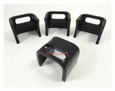Steinjager - Steinjager Front/Rear Weld-On Axle Tie Down Brackets-Bare for Jeep TJ J0031082