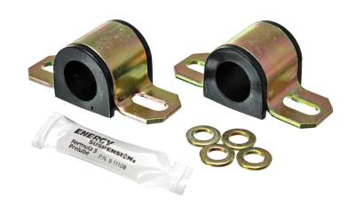 Energy Suspension - Energy Suspension 9.5125G Sway Bar Bushing Set Front/Rear Polyurethane Black