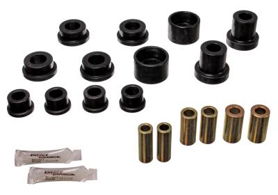 Energy Suspension - Energy Suspension 5.3113G Control Arm Bushing Set Rear Polyurethane Black