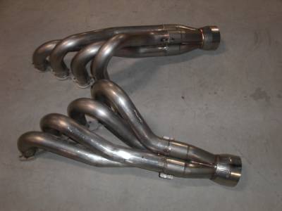 Stainless Works - Stainless Works UPBBC225 Upswept BBC Dragster Header 2.25"