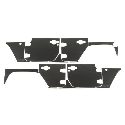 Rugged Ridge - Rugged Ridge 12300.53 Magnetic Side Panel Protection Kit for 07-18 Wrangler JKU