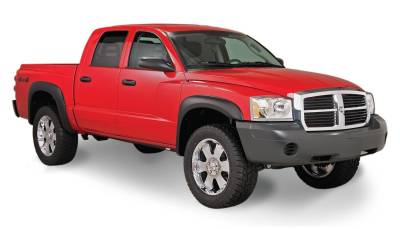Bushwacker - Bushwacker Extend-a-Fender Front/Rear Fender Flares Black for Dakota 51905-02