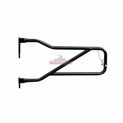 Steinjager - Steinjager Front Tubular Trail Doors Black for Wrangler JL J0048306