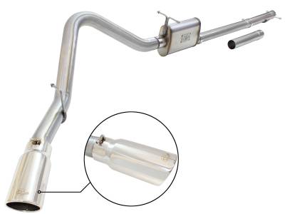 aFe Power - aFe 49-43076-P 3-3.5" Cat-Back Exhaust System 99-04 Ford F250/F350 SD 5.4/6.8