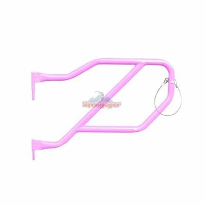 Steinjager - Steinjager Rear Tubular Trail Doors-Pinky for Wrangler JL 4DR J0048331