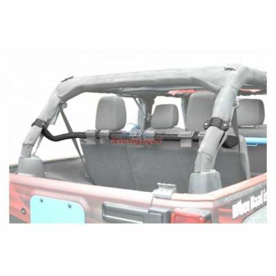 Steinjager - Steinjager Shoulder Belt Harness Bar Mount-Text Black for Jeep JK 4DR J0048473